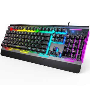 Teclado para Juegos con Iluminación Multicolor