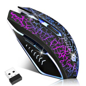 Mouse Gamer con DPI Ajustable y Luces LED