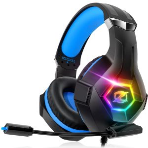 Auriculares Gamer con Micrófono y Luz RGB